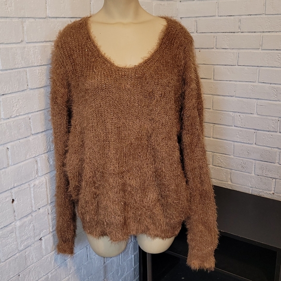 Mittoshop Sweaters - Cozy & Shimmery Mittoshop Fuzzy Knit Sweater - Size L